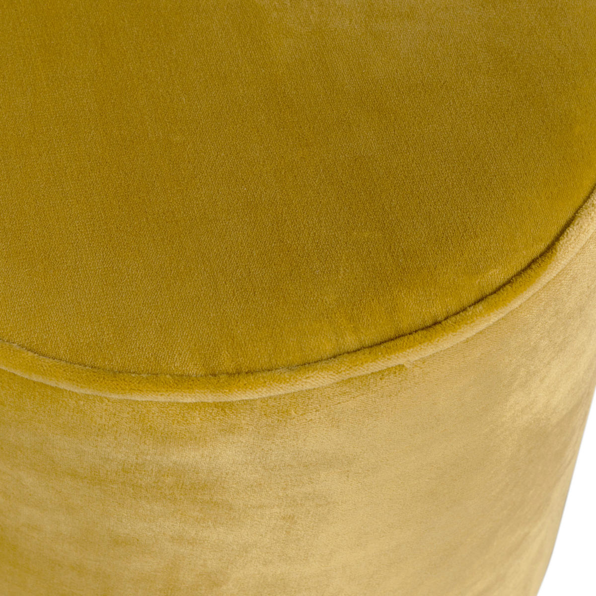 HOCKER in Textil Gelb  - Gelb, Design, Textil (60/36/60cm) - Livetastic