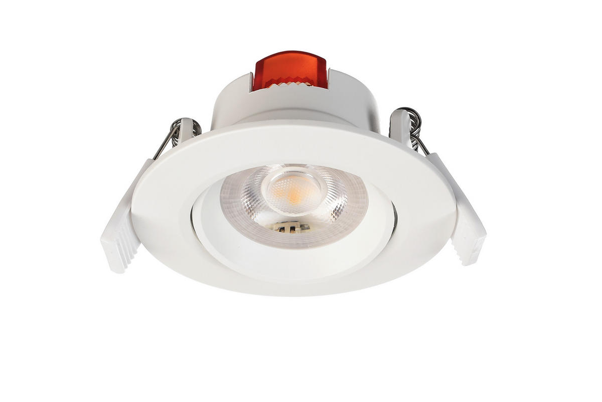 LED-EINBAUSPOT SMD-68 8,5/8,5/4,4 cm   - Weiß, KONVENTIONELL, Kunststoff (8,5/8,5/4,4cm)