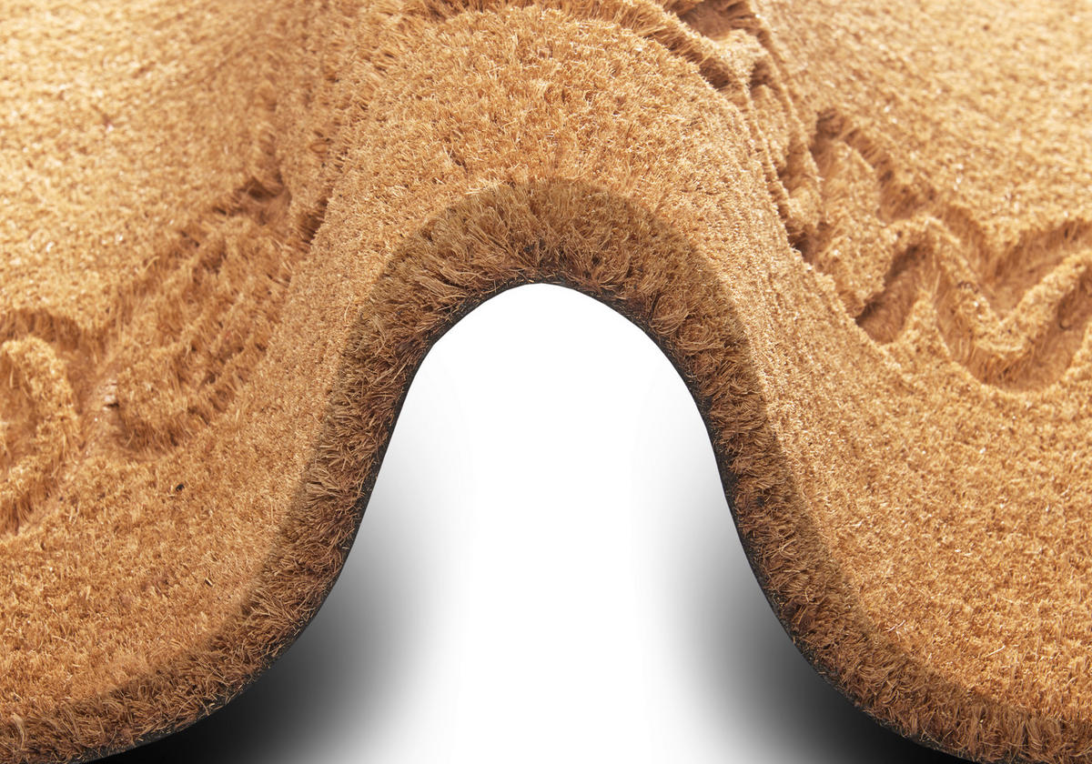 KOKOSMATTE  45/75 cm  Hellbraun  - Hellbraun, Basics, Naturmaterialien/Kunststoff (45/75cm)
