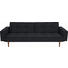 SCHLAFSOFA in Textil Anthrazit - Ulmefarben/Dunkelbraun, Design, Holz/Textil (242/79/115cm) - Innovation SCHLAFSOFA in Textil Anthrazit - Ulmefarben/Dunkelbraun, Design, Holz/Textil (242/79/115cm) - Innovation