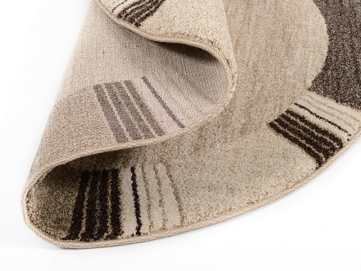 WEBTEPPICH 200 cm Palazzo Lobo Braun, Beige  - Beige/Braun, KONVENTIONELL, Textil (200cm) - Novel
