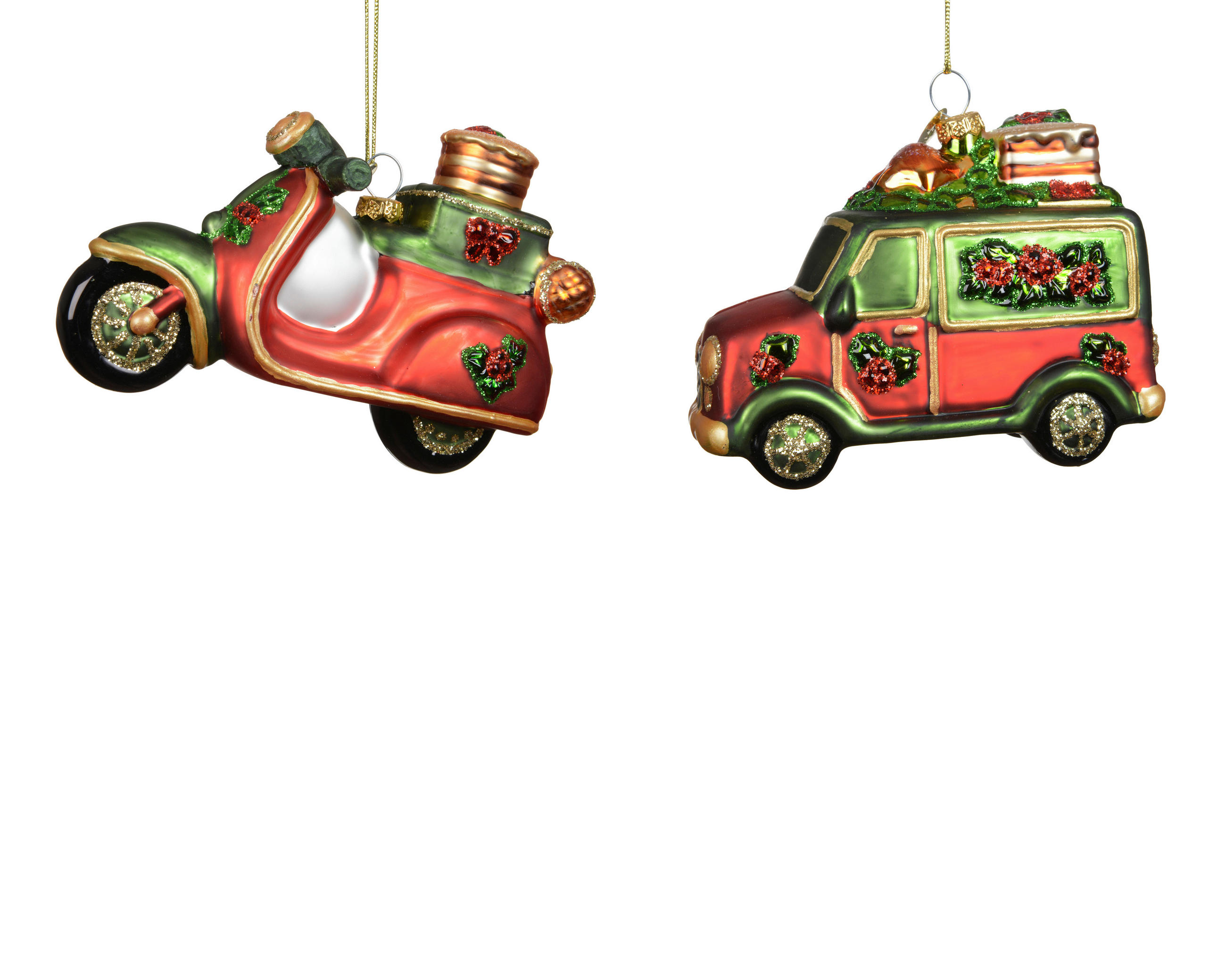 CHRISTBAUMKUGEL  - Multicolor, LIFESTYLE, Glas (12.5/4.4/8.5cm)