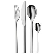 BESTECKSET 4-teilig Edelstahl - Edelstahlfarben, Basics, Metall (30/20cm) - WMF