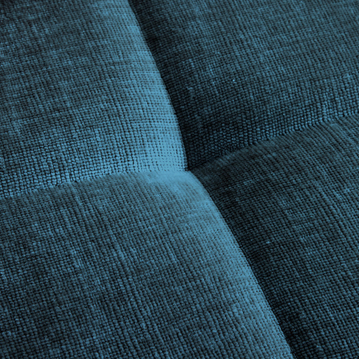 BIG SOFFA i petrol  - petrol/svart, Modern, trä (246/93/124cm) - MID.YOU