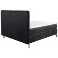 BOXSPRINGBETT 160/200 cm  in Schwarz  - Schwarz, Design, Textil/Metall (160/200cm) - Esposa