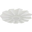 LED-DECKENLEUCHTE 55/7,5 cm   - Opal/Weiß, Design, Kunststoff/Metall (55/7,5cm) - Novel