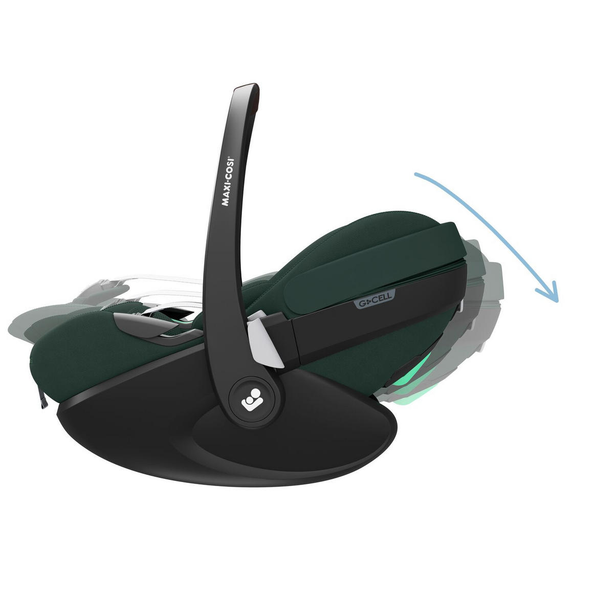 AUTO-SEDIŠTE ZA BEBE  Pebble 360 Pro²  - tamnozelena/crna, Osnovno, plastika (44/58/66cm) - Maxi-Cosi