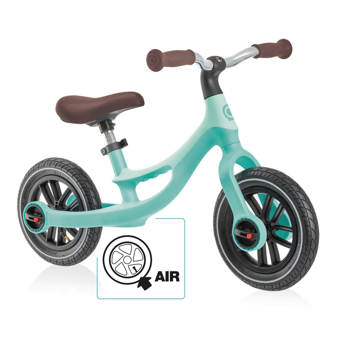 LAUFRAD GO BIKE ELITE AIR  - Mintgrün, LIFESTYLE, Kunststoff (77/42/47cm) - GLOBBER