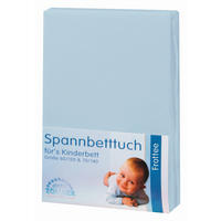 KINDERSPANNBETTTUCH   - Hellblau, Basics, Textil (70/140cm) - Julius Zöllner