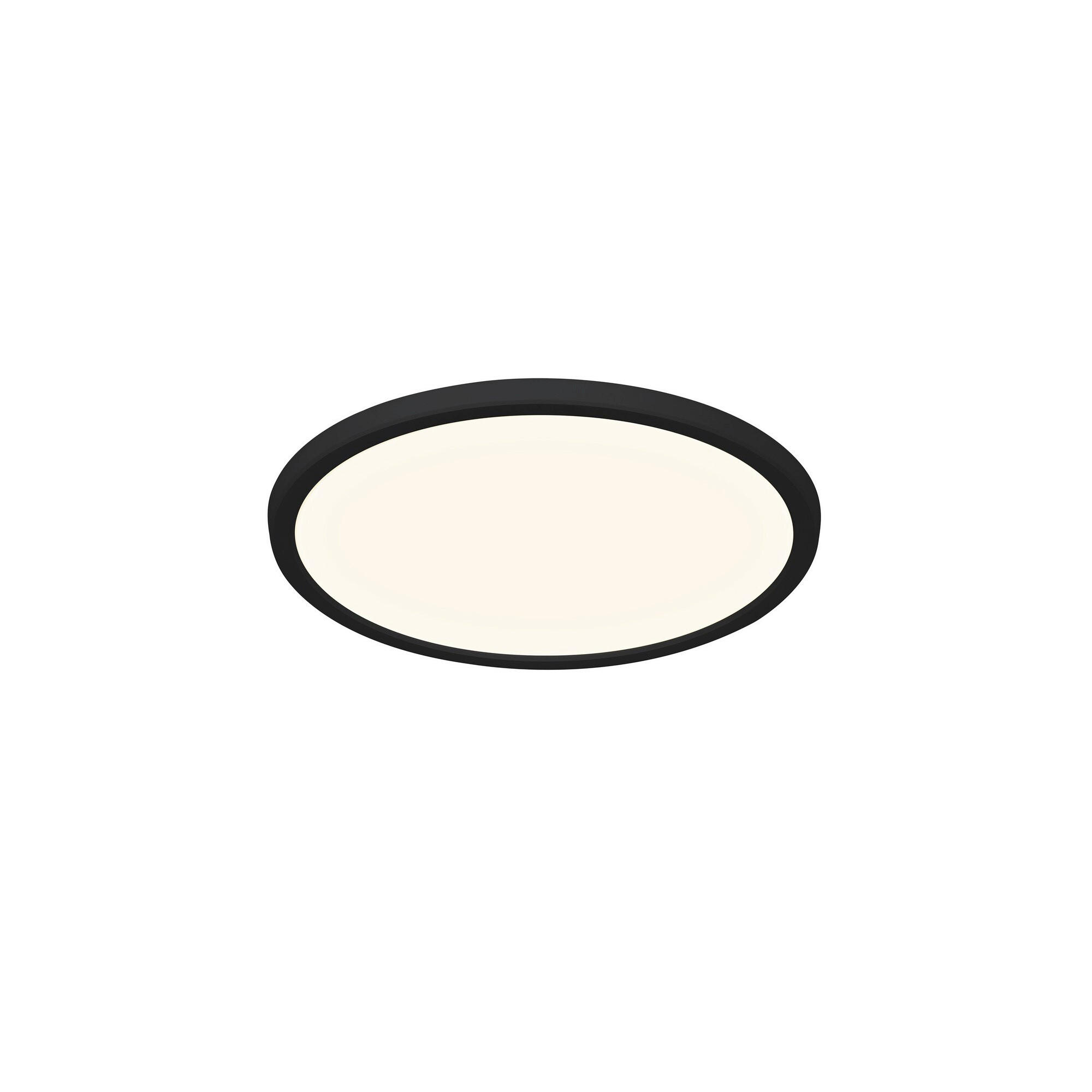 DECKENLEUCHTE 24,4/2,3 cm   - Schwarz, KONVENTIONELL, Kunststoff (24,4/2,3cm) - Nordlux