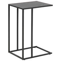 BEISTELLTISCH 43/35/63 cm Seaford Schwarz rechteckig  - Schwarz, Trend, Holzwerkstoff/Metall (43/35/63cm)