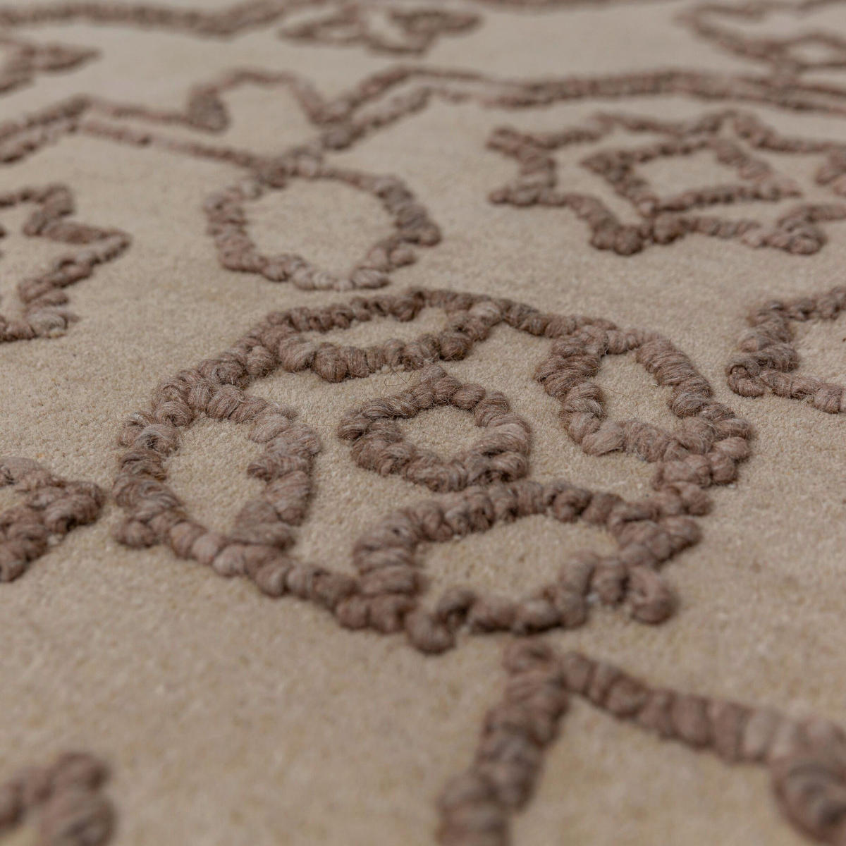 WOLLTEPPICH 200/290 cm Naturfarben rechteckig  - Naturfarben, Basics, Textil (200/290cm) - Flair Rugs