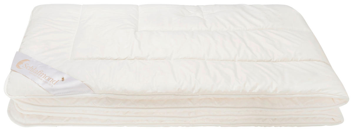 DUO-DECKE 140/200 cm  - Creme, Basics, Naturmaterialien (140/200cm) - Schlafmond