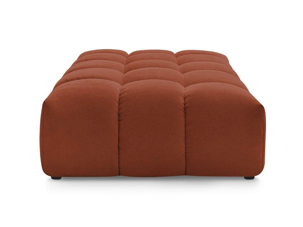 HOCKER EVEREST Struktur Orange  - Schwarz/Orange, MODERN, Kunststoff/Textil (166/100/40cm)