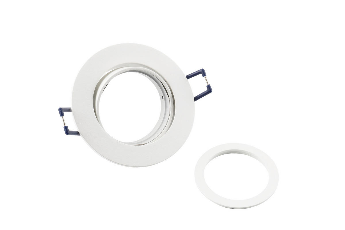 EINBAUSPOT Samsola 9,5/2,3 cm   - Weiß, Basics, Metall (9,5/2,3cm)