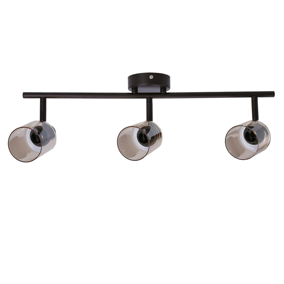 DECKENLEUCHTE Agra 9/58/19 cm  - Schwarz, Design, Glas (9/58/19cm)