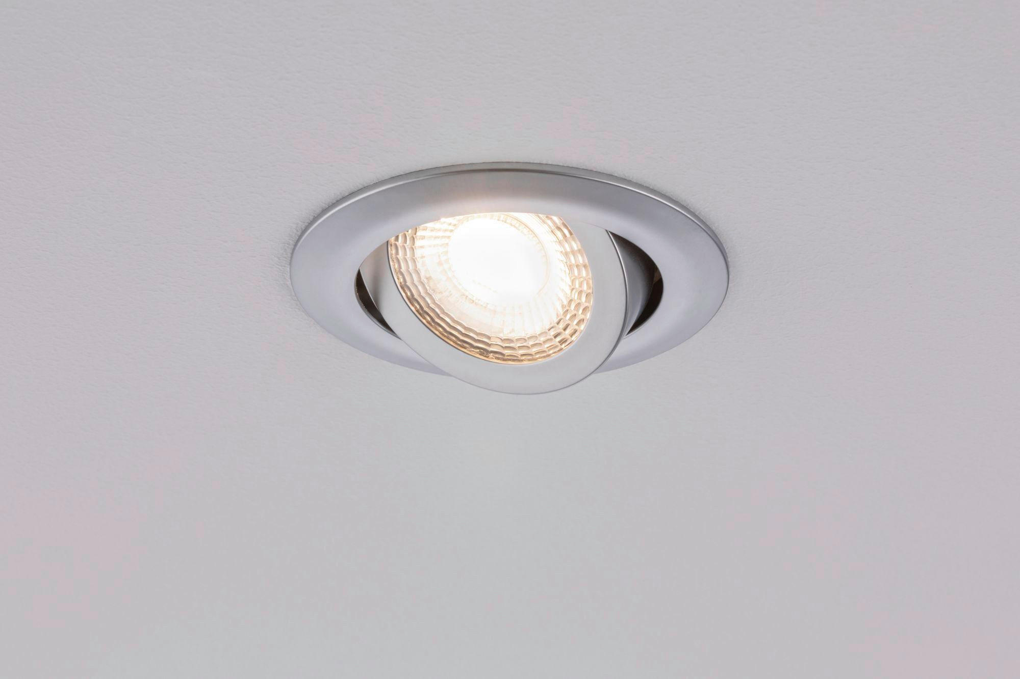 LED-DECKENLEUCHTE   8,2 cm   - Chromfarben, Design, Kunststoff (8,2cm) - Paulmann