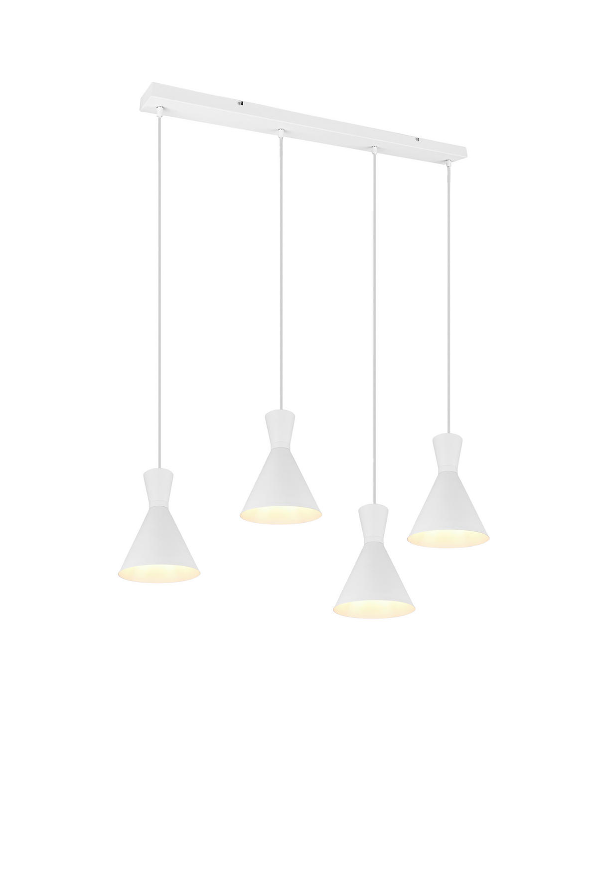 HÄNGELEUCHTE 90/20/150 cm  - Weiß, Basics, Metall (90/20/150cm) - Trio Leuchten