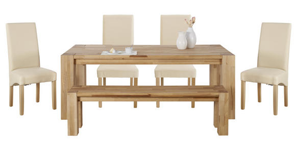 ESSTISCH Kernbuche massiv rechteckig Kernbuche - Kernbuche, Natur, Holz (200/100/75cm) - Carryhome