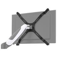 MONITOR-HALTERUNG  in Schwarz  - Schwarz, Basics, Metall (26,5/39,5/6,5cm) - MID.YOU