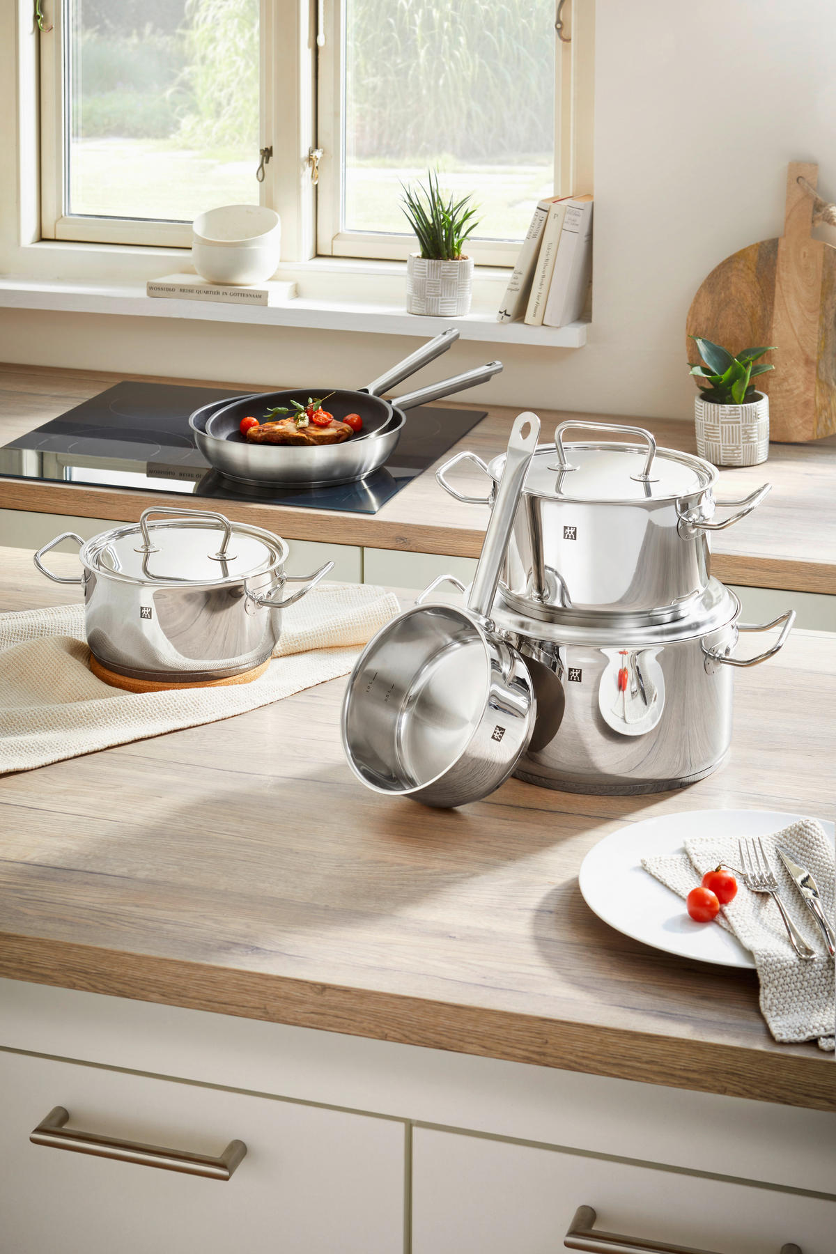 KOCHTOPFSET TWIN CLASSIC 6-teilig  - Edelstahlfarben, Basics, Metall - Zwilling