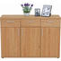 KOMMODE 125/87/39 cm - Chromfarben/Eichefarben, Design, Holz/Kunststoff (125/87/39cm) KOMMODE 125/87/39 cm - Chromfarben/Eichefarben, Design, Holz/Kunststoff (125/87/39cm)