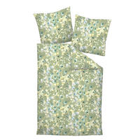 BETTWÄSCHE Makosatin 135/200 cm  - Grün, Design, Textil (135/200cm) - Janine