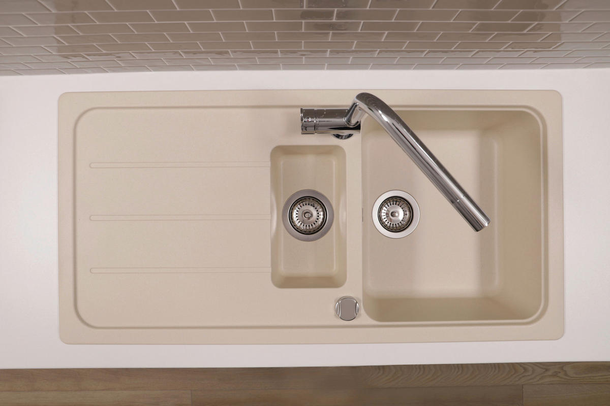 DISKHO AUSTIN100X501,5BV  - cremefärgad, Design, sten (100/20/50cm) - Respekta
