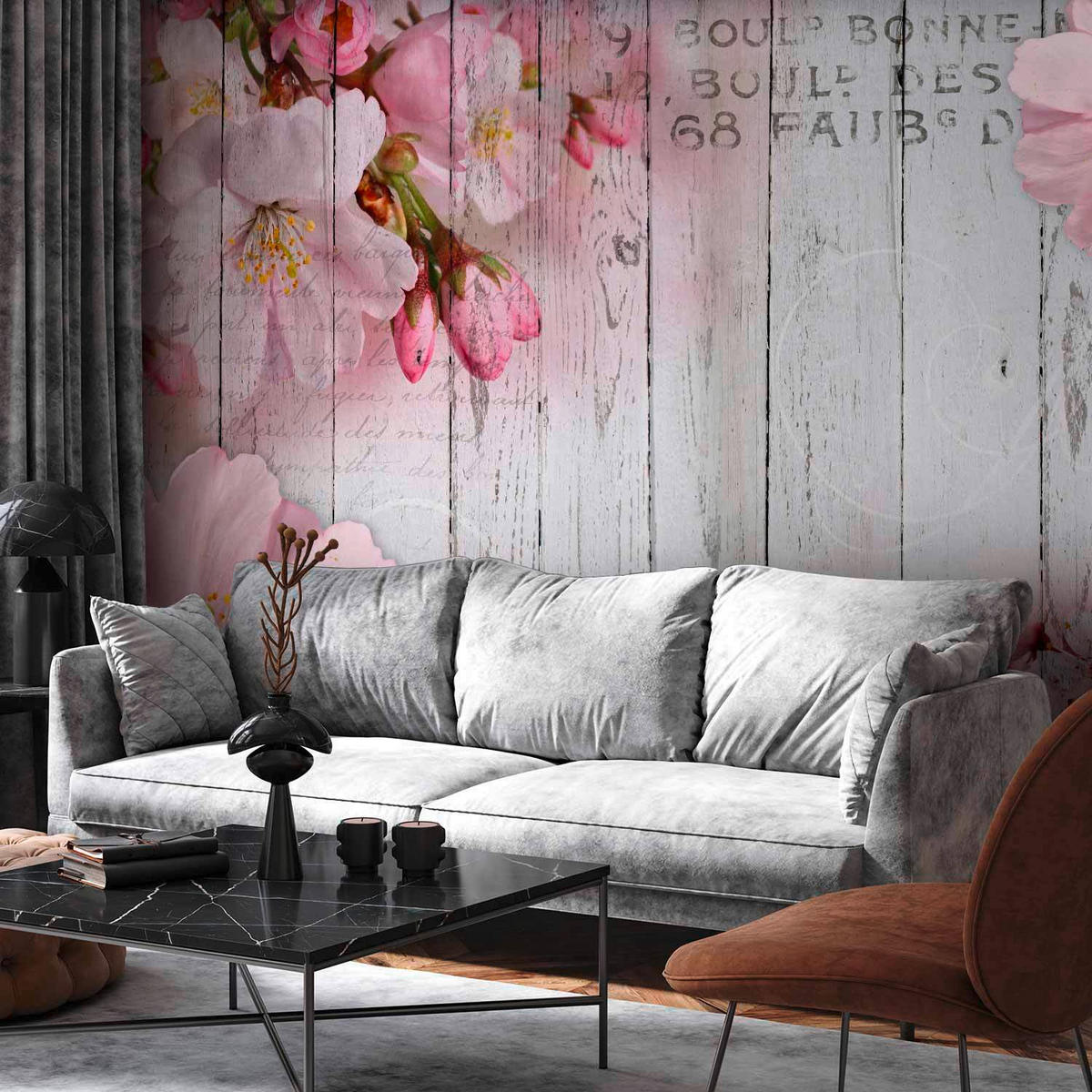 FOTOTAPETE - Pink/Hellgrau, Basics, Textil (150/105cm) - artgeist