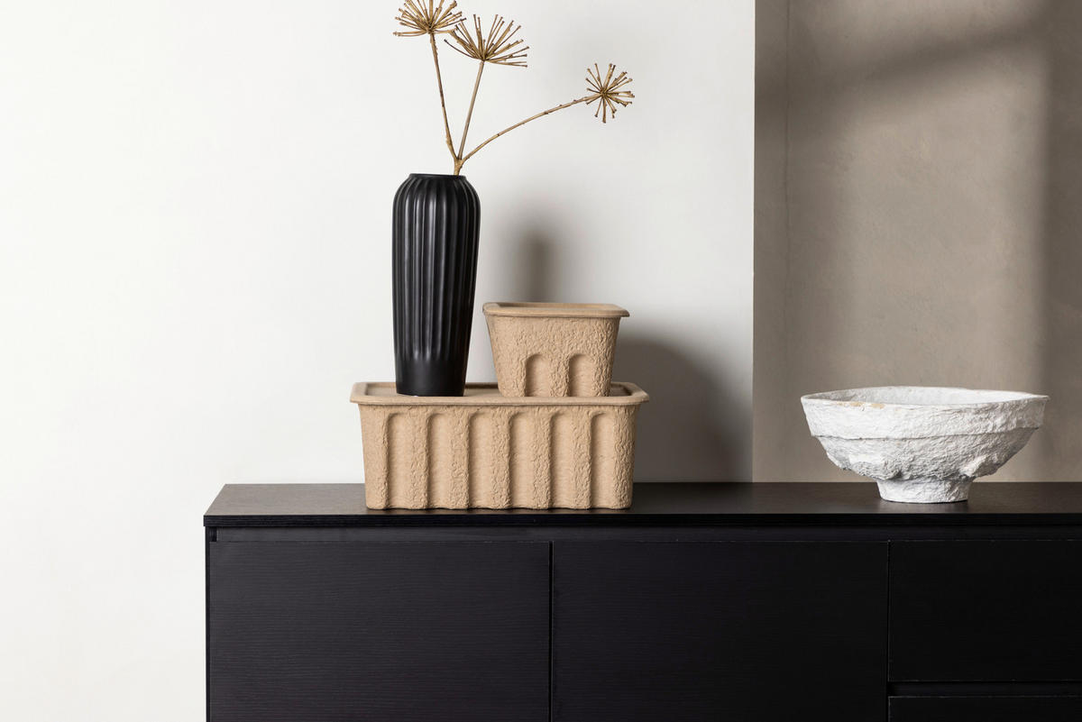 SIDEBOARD 135/56/40 cm  - svart, Design, metall/trämaterial (135/56/40cm) - Niels Andersson