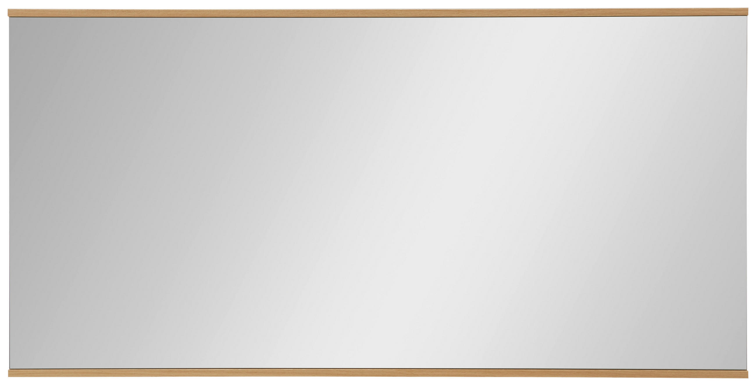 WANDSPIEGEL 123/61/2,5 cm  - Eiche Bianco, Design, Glas/Holz (123/61/2,5cm) - Dieter Knoll