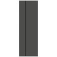 GARDEROBENSCHRANK Gardasee  in 60/179/33 cm  - Anthrazit, Design, Holzwerkstoff (60/179/33cm) - Moderano