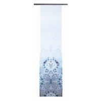 PANEL ZAVESA siva, svetloplava - siva/svetloplava, Dizajnerski, tekstil (60/245cm)