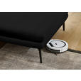 ECKSOFA in Echtleder Schwarz  310/180 cm  - Schwarz, Design, Leder/Metall (310/180cm) - Dieter Knoll