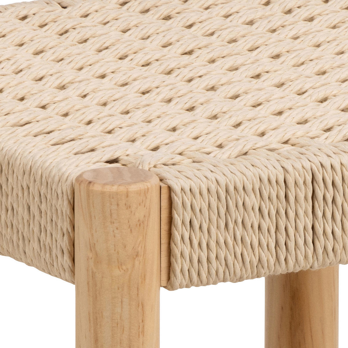 TABURE, les, tekstil naravne barve  - naravne barve, Trend, tekstil/les (35/45/35cm) - MID.YOU