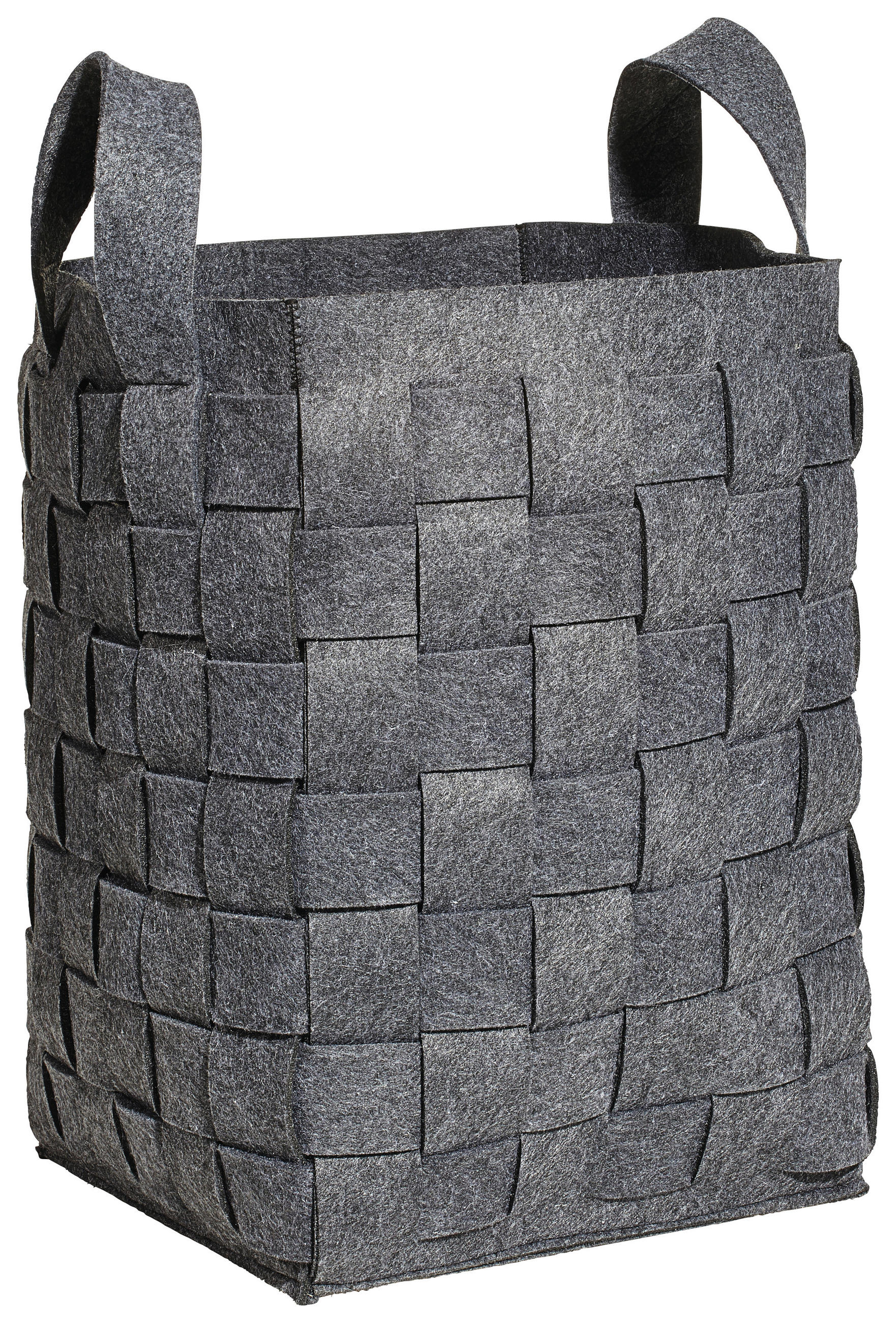 WÄSCHEKORB - Dunkelgrau, Design, Textil (37/65/37cm) - Landscape