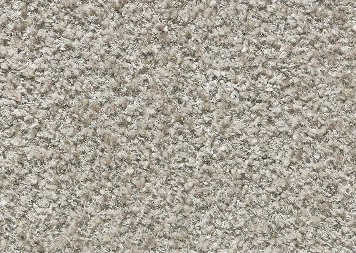 ECKSOFA  in Chenille Greige  154/343 cm  - Greige/Schwarz, Design, Kunststoff/Textil (154/343cm) - Koinor