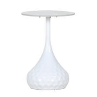 MIZICA, bela  - bela, Design, kovina/keramika (40/57cm) - Landscape