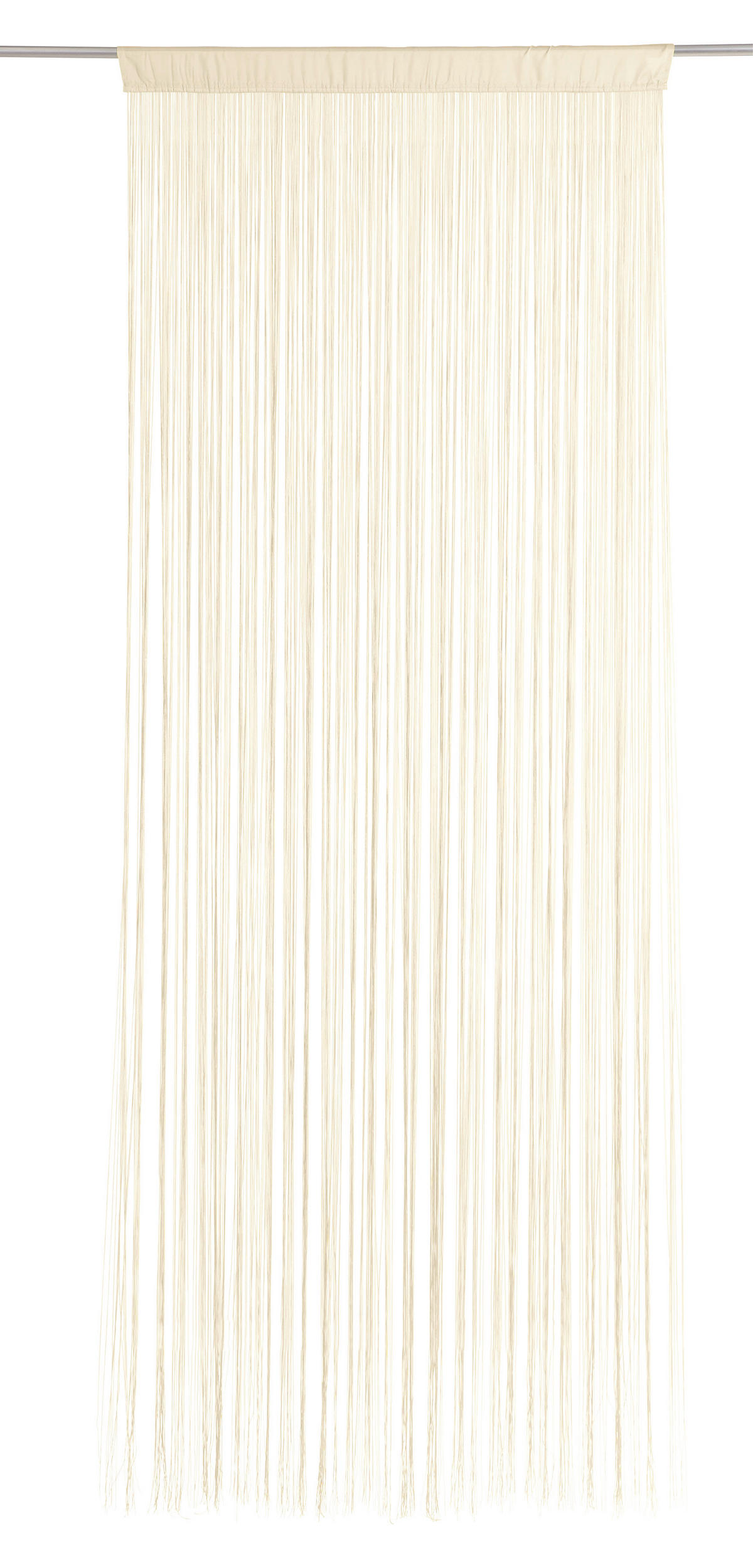 ZSINÓRFÜGGÖNY áttetsző  - natúr színű, Basics, textil (90/245cm) - Boxxx