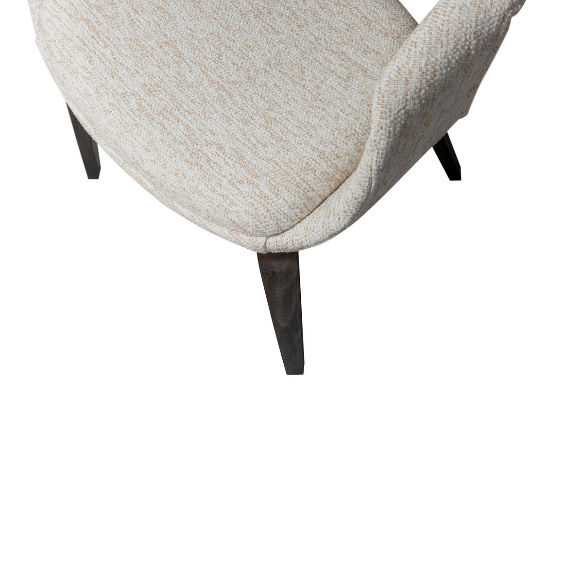 ARMLEHNSTUHL-SET 2 Stück  in Webstoff  - Dunkelbraun/Naturfarben, MODERN, Textil (57/78/57cm) - Livetastic