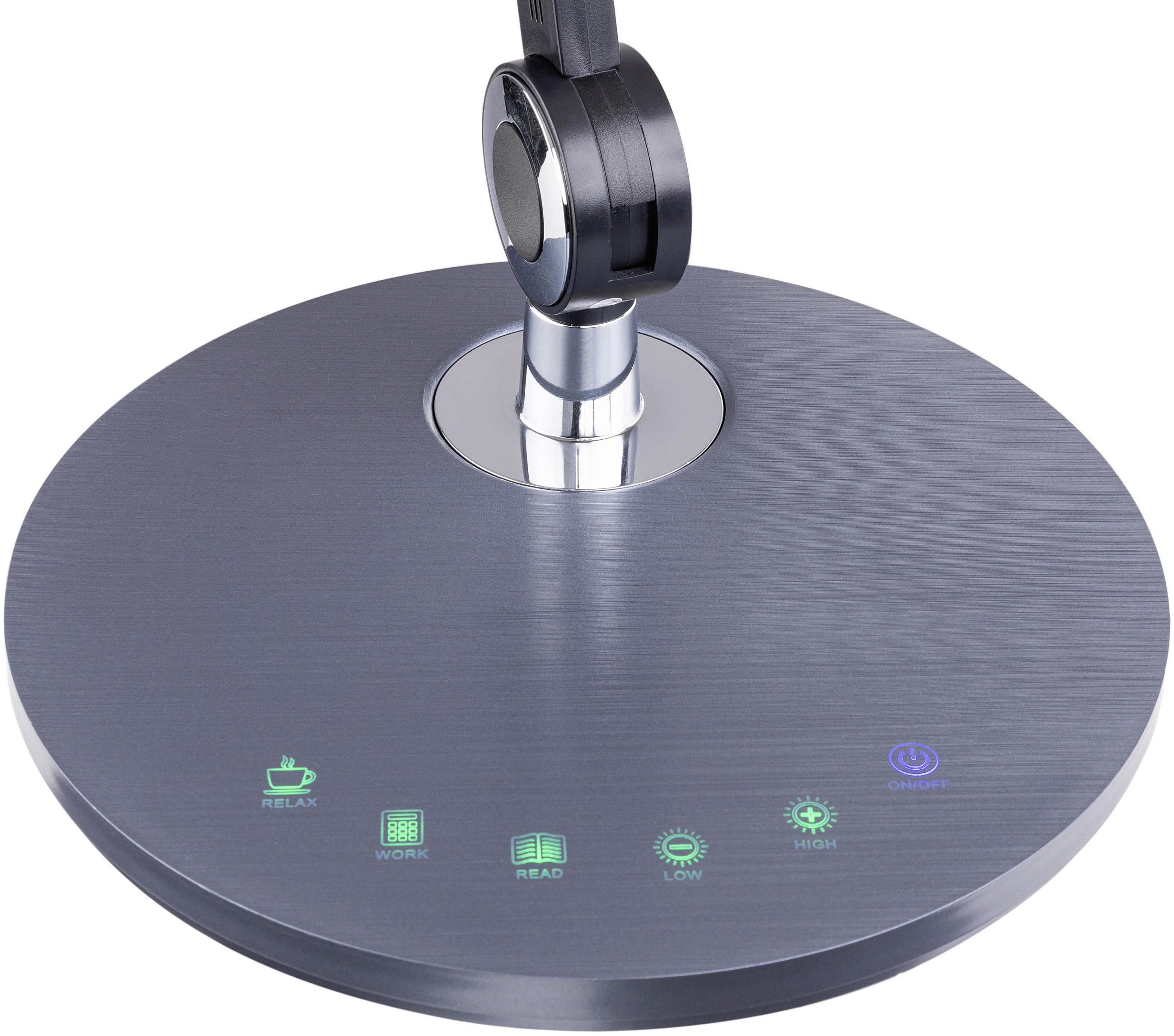 LAMPĂ DE BIROU CU LED - negru, Design, plastic (20/49/20cm) - Novel