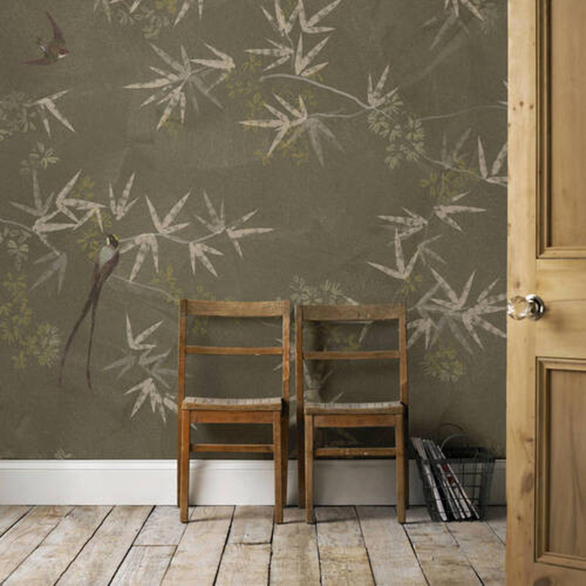 FOTOTAPETE  - Grün, Basics, Papier/Kunststoff (200/280cm) - Xora