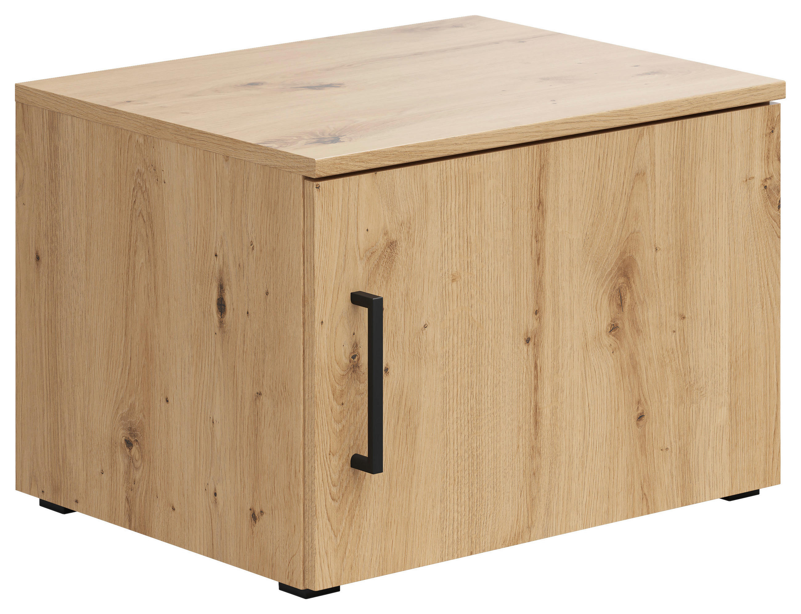 NADSTAVEC NA SKRIŇU, dub artisan, 50/35/40 cm - čierna/dub artisan, Modern, kompozitné drevo/plast (50/35/40cm) - Carryhome