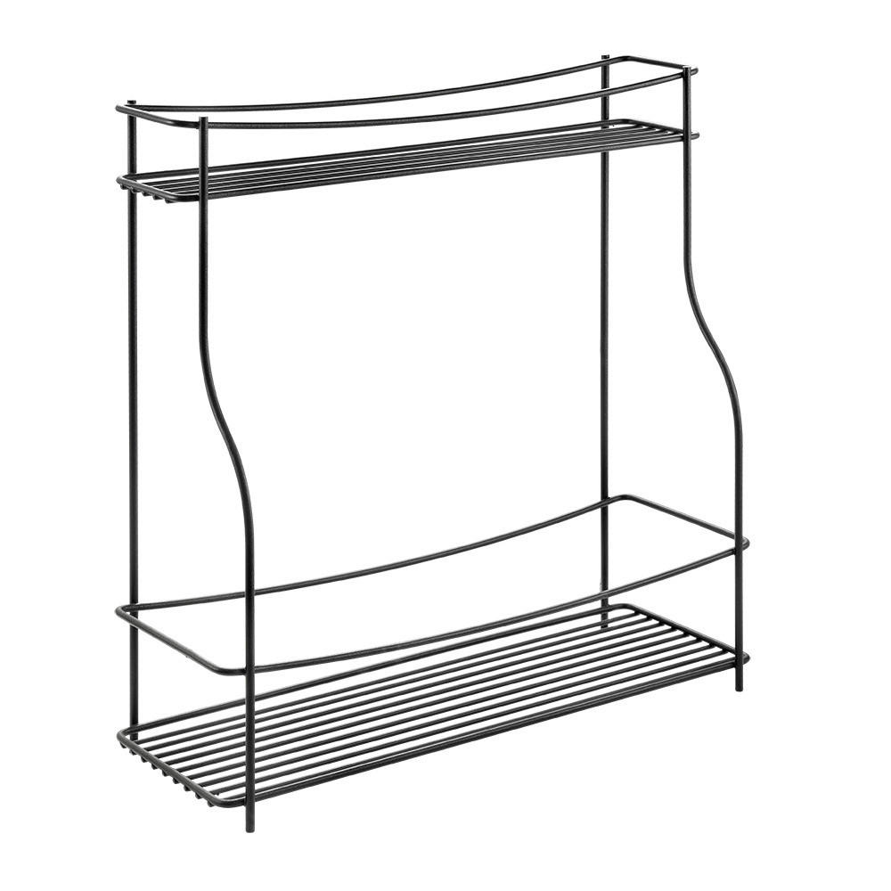 GEWÜRZREGAL - Schwarz, Basics, Metall (35/37/12cm) - Metaltex