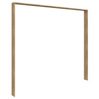 PASPARTA - barvy dubu, Moderní, dřevo (257/220/12cm) - Dieter Knoll