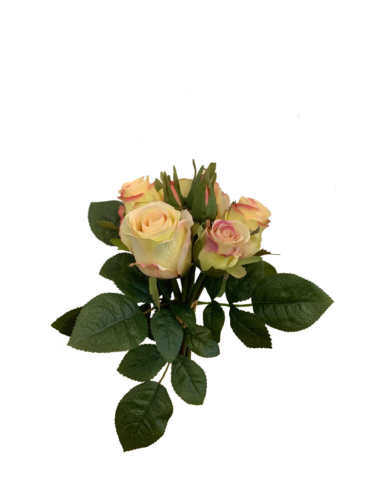 UMELÝ KVET 28 cm - krémová, Natur (28cm)
