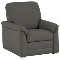 SESSEL Chenille Grau  - Alufarben/Grau, Konventionell, Textil/Metall (88/96/89cm) - Beldomo Comfort