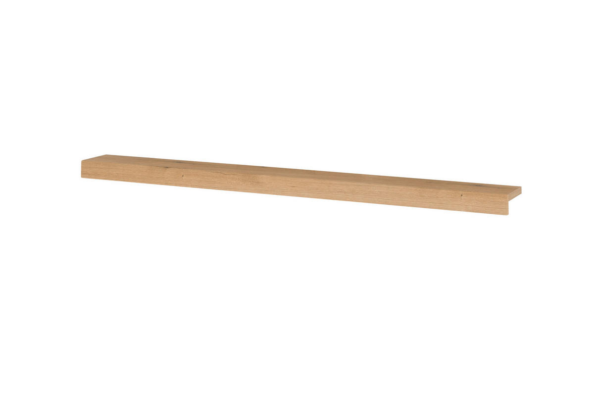 WANDBOARD Holzwerkstoff Eichefarben  - Eichefarben, Design, Holzwerkstoff (200/8/20cm) - MID.YOU