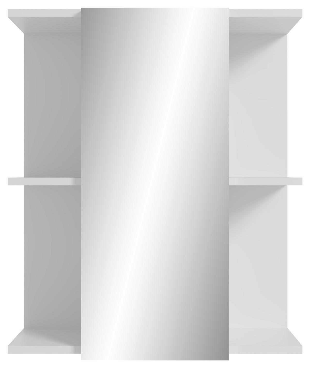 SPIEGELSCHRANK 60/71/20 cm  - Weiß, MODERN, Glas/Holzwerkstoff (60/71/20cm) - MID.YOU