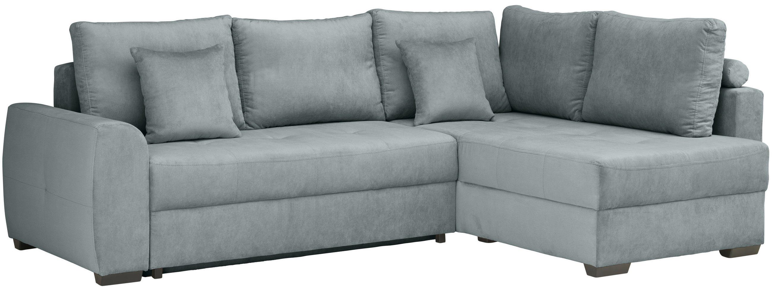 Thumbnail - Stylife Ecksofa, Grau, Textil, 3-Sitzer, Füllung: Schaumstoffflocken, seitenverkehrt montierbar, L-Form, links montierba...